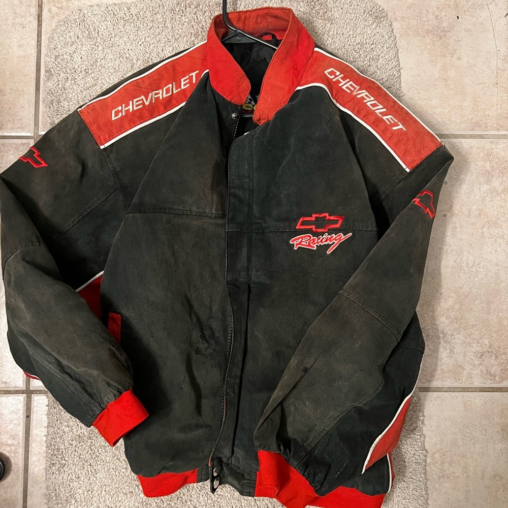 Chevrolet racing nascar jacket vintage rare Essex
